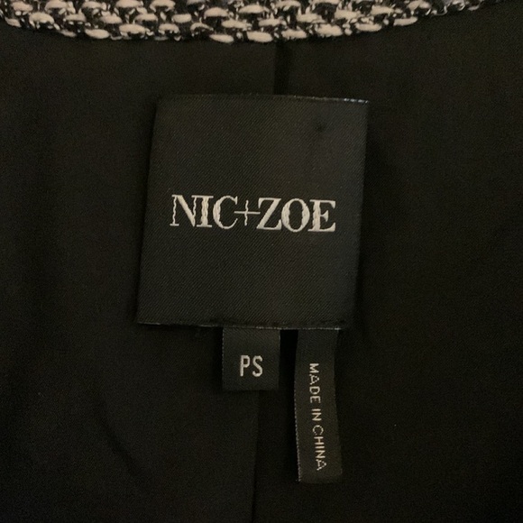 Nic & Zoe Tweed Petite Blazer Jacket - Picture 3 of 5